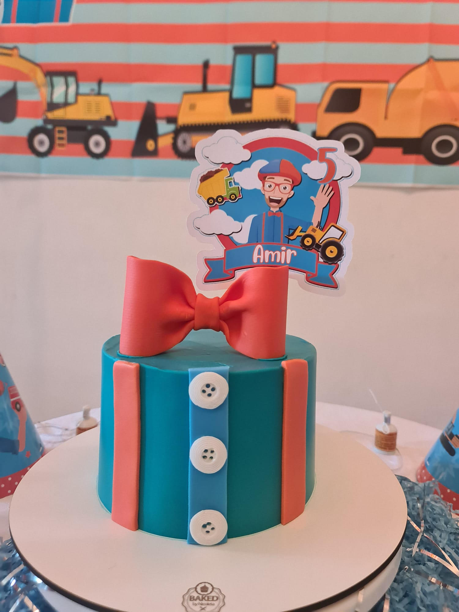 Bespoke custom celebration cake for Boys & Adventures handcrafted by Nicoleta